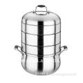 3 layers stainless steel steamer